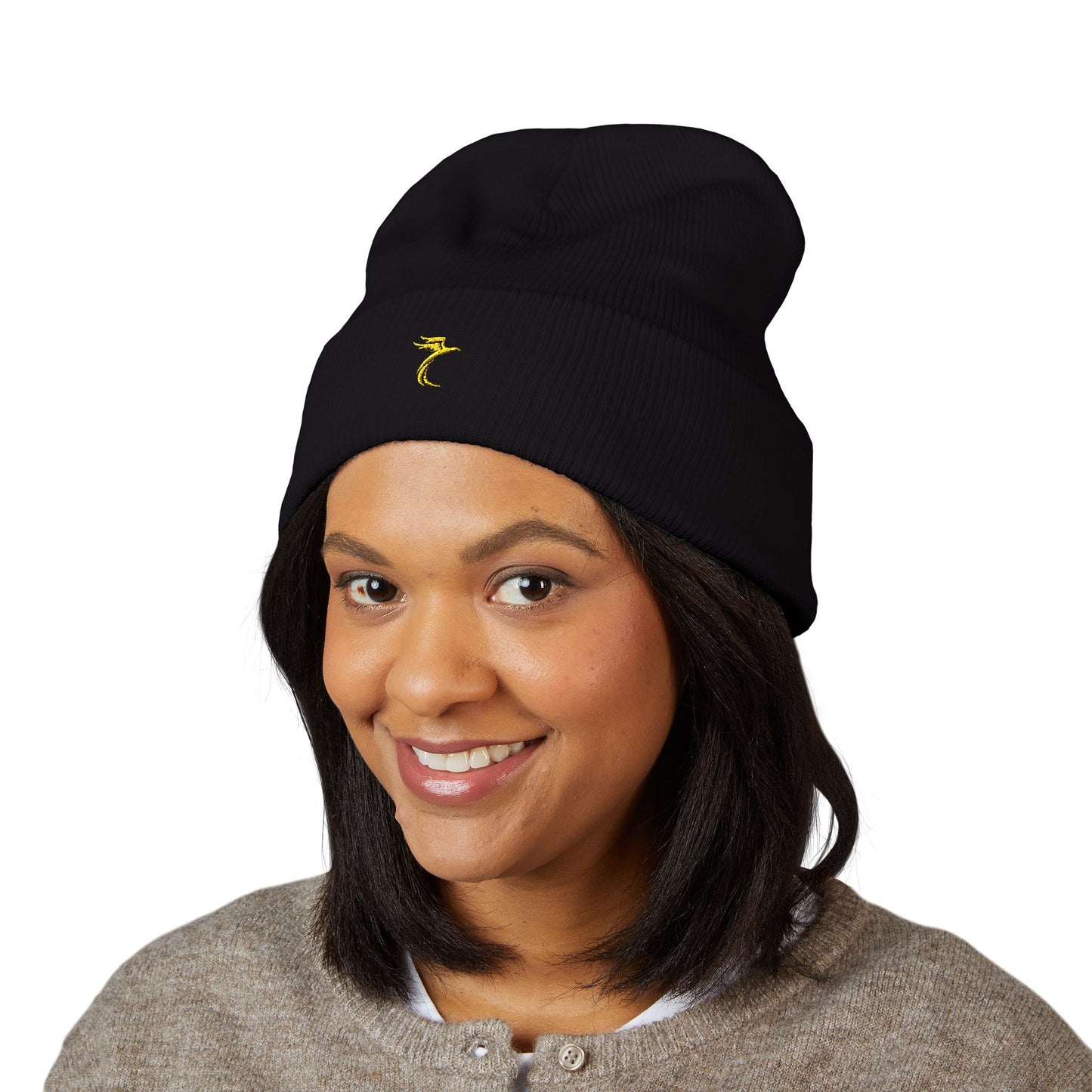 Embroidered Classic Cuffed Beanie – Stylish Warmth for Every Occasion