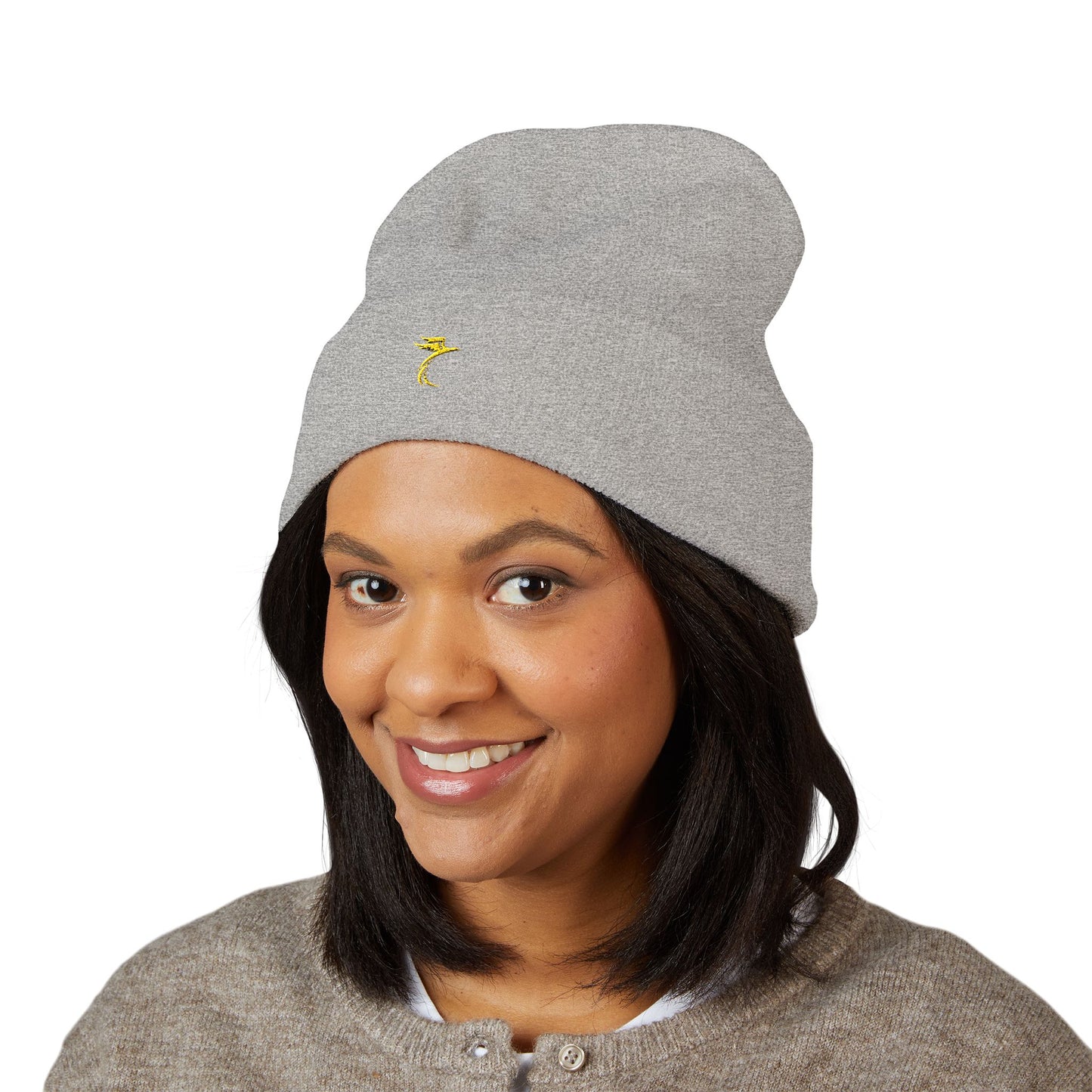 Embroidered Classic Cuffed Beanie – Stylish Warmth for Every Occasion